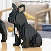 French Bulldog Lego Kit Black (Sat)